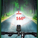 Rehkittz - Super Bright 3300 Lumens USB Rechargeable Bicycle Lights Set, 5000mAh Battery