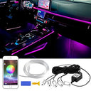 Panthem Car LED Interior Strip Light - 16M Colors, Bluetooth Control