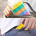 Billybath - 7-Day Pill Organizer with 3 Large Compartments for Easy Medication Management
