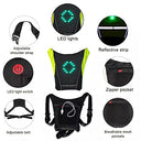 Vgeby - Wireless LED Indicator Bicycle Vest with Remote Control for Safety