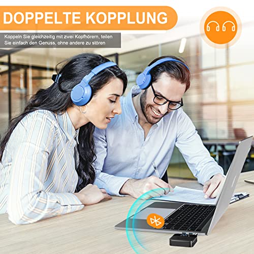 SONRU - Bluetooth Transmitter Receiver for TV, AptX HD Low Latency Audio Adapter
