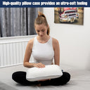 Alkamto - Travel & Camping Memory Foam Pillow with Portable Bag & Temp Regulation