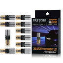Fastcar - T10 W5W LED Wedge Bulbs 24 LEDs 4014SMD for Clearance & Reading Light Green