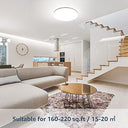 Lepro - 24W LED Ceiling Light, IP54 Waterproof, Daylight White, Ø28CM