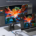 ORICO - 6-in-1 USB C Hub with 2.5G Ethernet, 3 USB-A Ports, 4K HDMI, 100W PD Charging