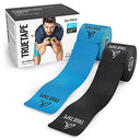 Shop TRUETAPE® Kinesiotape Duo Pack with 40 pre-cut waterproof strips. Ideal for sports, strong adhesive, and elastic support. Perfect for athletes and physiotherapy!