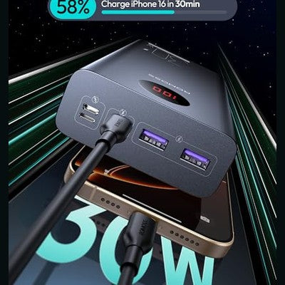 ROMOSS - PEA30 30,000 mAh External Battery with Fast Charging and LED Display