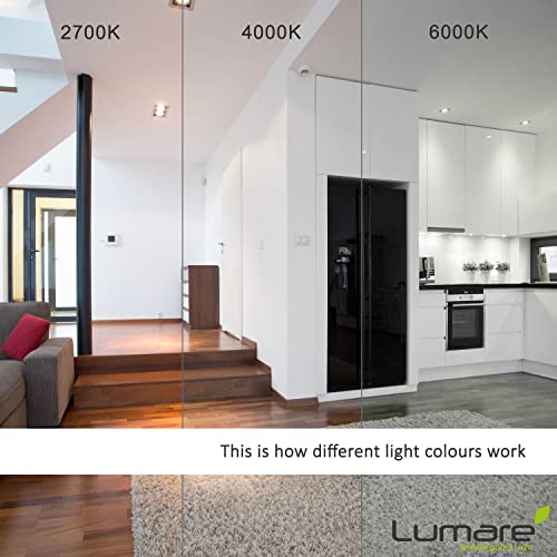 Lumare - Dimmable LED Recessed Spotlight 6W | Set of 9 Warm White Lights