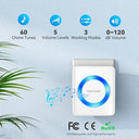 Tecknet - Waterproof Wireless Doorbell with 400m Range, 60 Chimes, 5-Level Volume