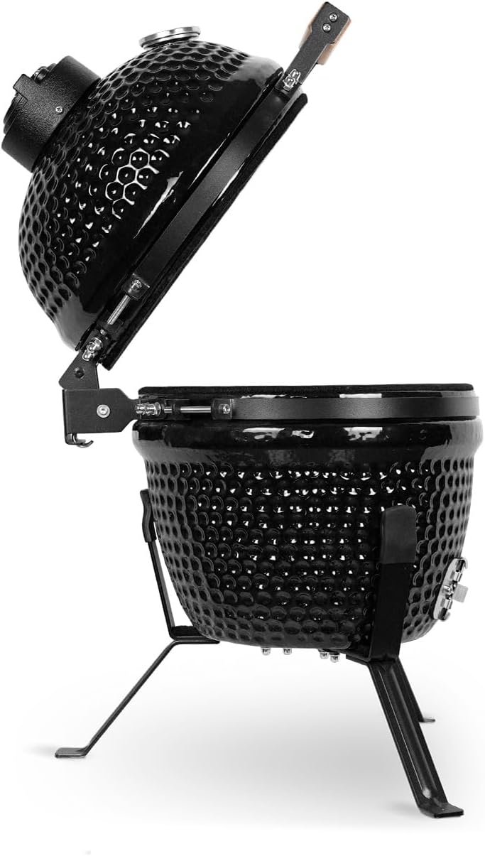 CREATE Kamado Barbecue, Ceramic Smoker, Black