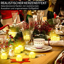 Daphomeu - Pack of 14 LED Flickering Tealight Candles for All Occasions