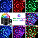 TnYoYo - RGB Disco Ball with Remote, Sound Activated, USB Powered Party Lights