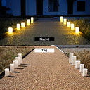 Nonno & Zgf - Waterproof LED Candles with Remote Control & Timer, Set of 2
