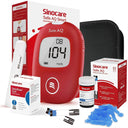 SINOCARE - Safe AQ Smart Blood Glucose Monitor With 25 Strips and Lancets