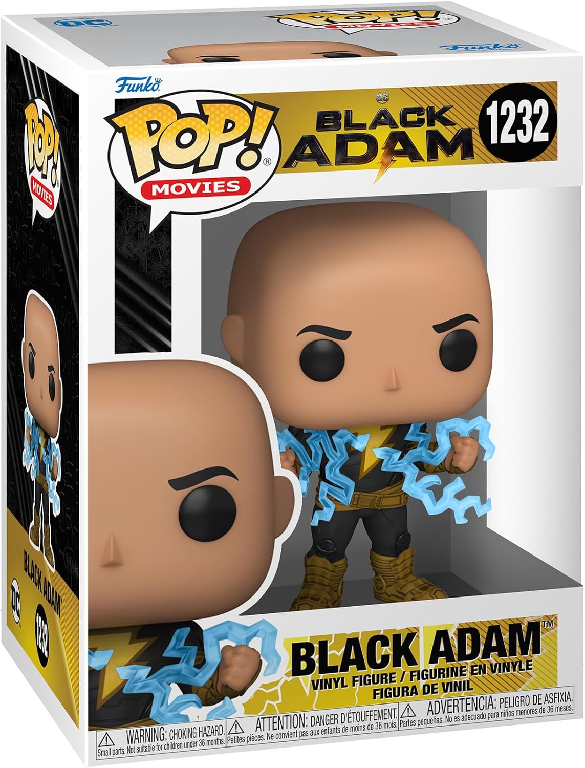 Pop - Movies: Black Adam No Cape with Lighting Chest