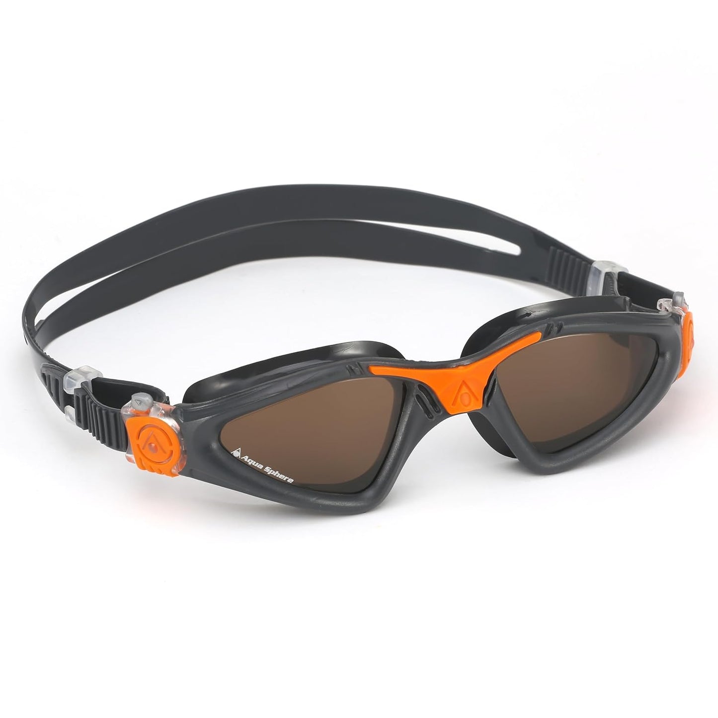 Aquasphere - Unisex Adult Kayenne Swimming Goggles, Black/Orange