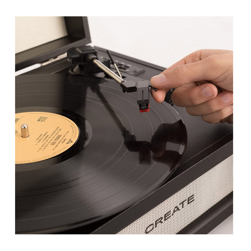Create - Portable Turntable With Bluetooth / Black