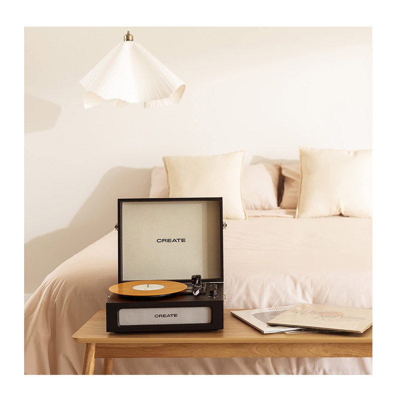 Create - Portable Turntable With Bluetooth / Black