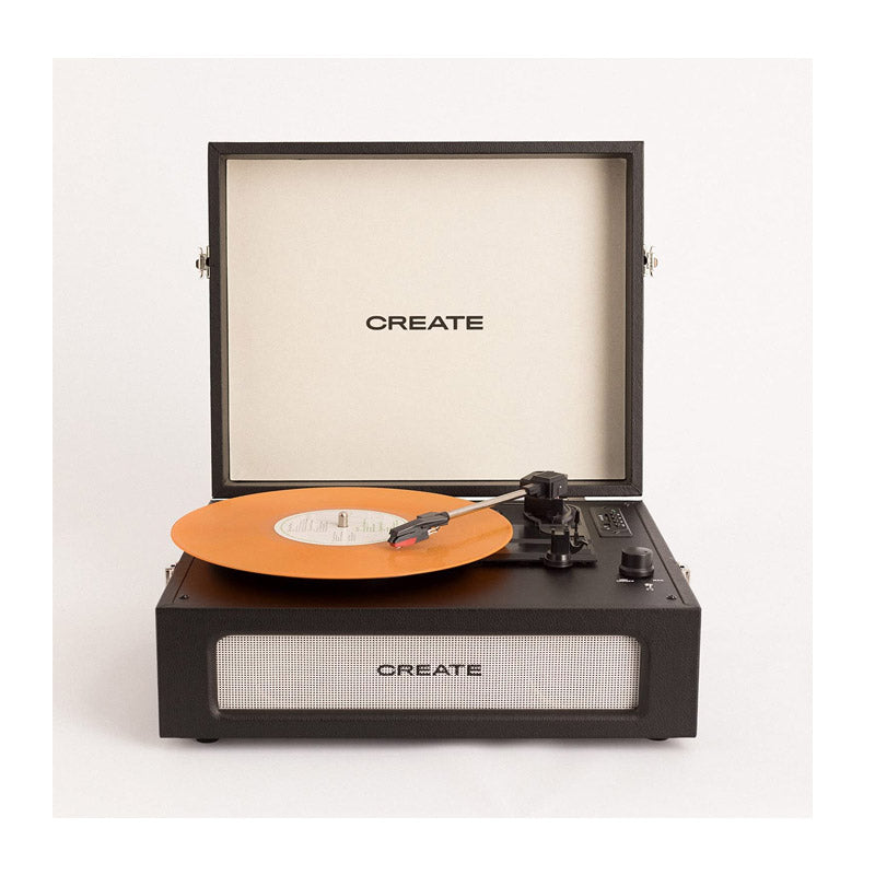 Create - Portable Turntable With Bluetooth / Black