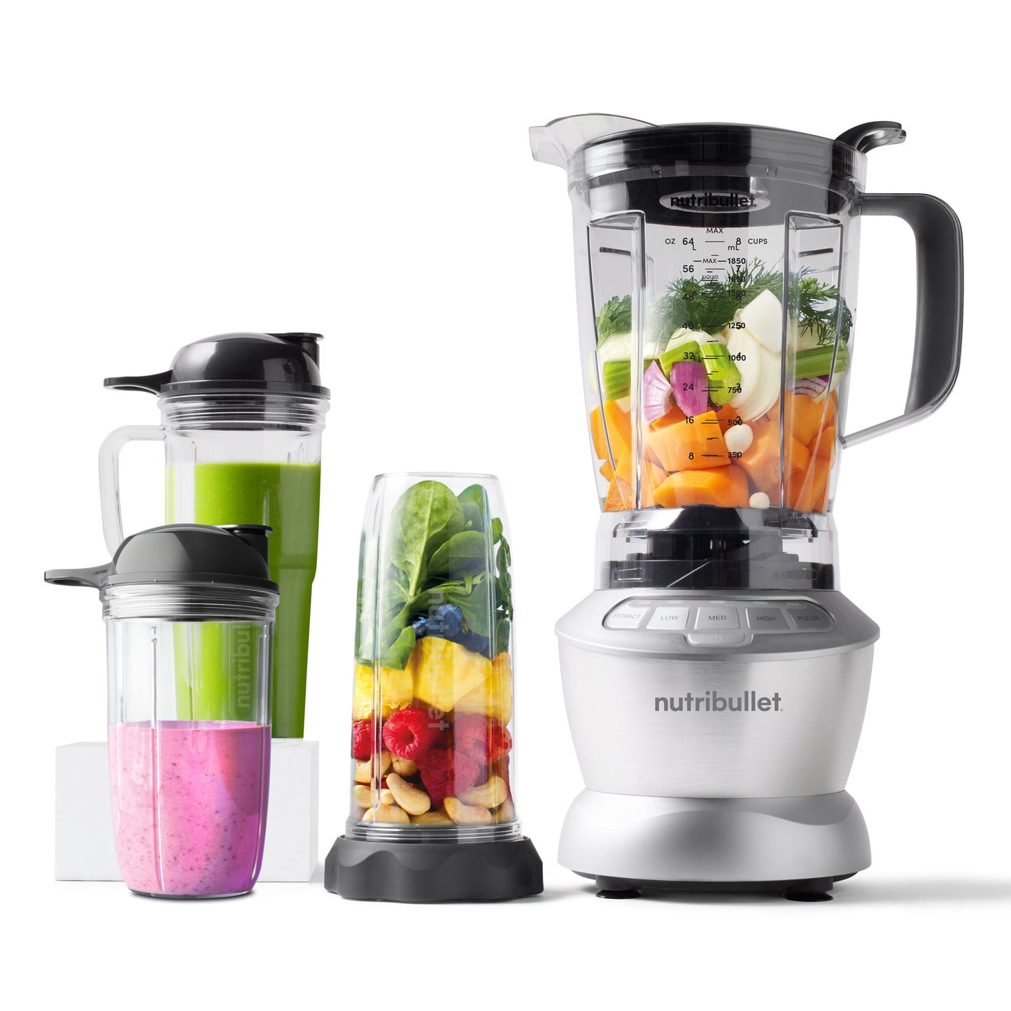 Nutribullet - Full Size Blender Combo 1200W Silver