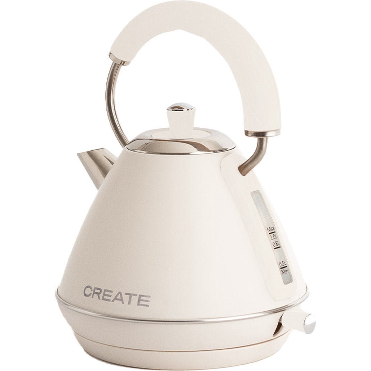 Create - Electric Water Kettle 1L Off White / Fast Boiling / 1200W