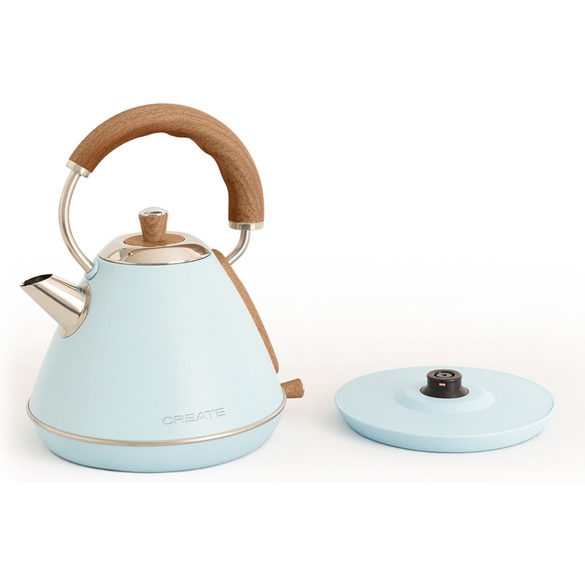 Create - Electric Water Kettle 1L Pastel Blue / Fast Boiling / 1200W