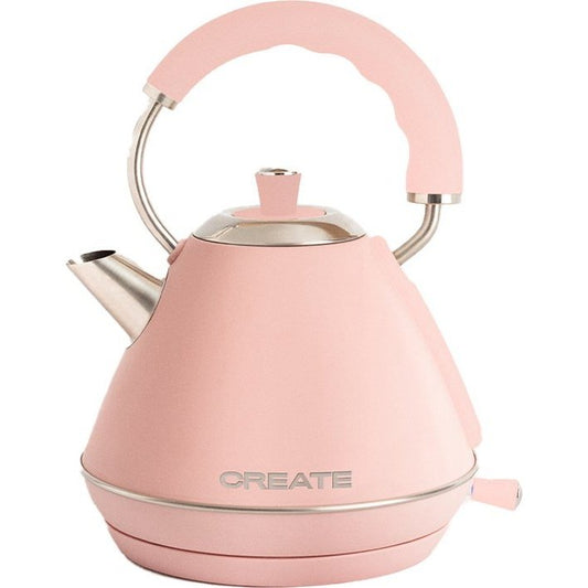 Create - Electric Water Kettle 1L Pink / Fast Boiling / 1200W