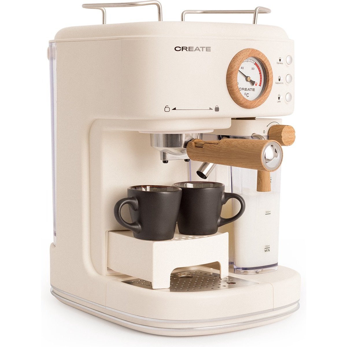 Create - Thera Matt ProEspresso Machine / Beige /1250W / 20bar
