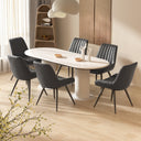 Nalupatio Modern Dining Chairs Set of 2 with Thick Cushions