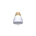 Dknhs - Vintage E27 Indoor Wall Light with Switch, Wood Lampshade, Retro Design