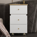 FUFU&GAGA 23.6 Inch Rotating Makeup Vanity with LED Mirror - white