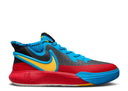 Nike Kyrie 8 GO SE PS basketball shoes with black, blue, and tour yellow colorway