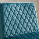 Ainpecca-Official Store Ainpecca Velvet Bar Stools Set of 2 with Diamo