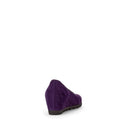 Purple Velvet Wedge Ballet Flats Eu 37