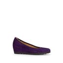 Purple Velvet Wedge Ballet Flats Eu 37
