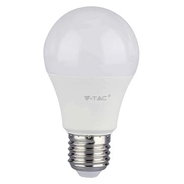 V-TAC E27 Dimmable LED Bulbs, 10.5W, 1055 Lumen, GLS, IP20 Rated, 3000K Warm White Light - Energy Efficient