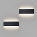 Klighten LED Wall Lights - Modern Black Up Down Lamps