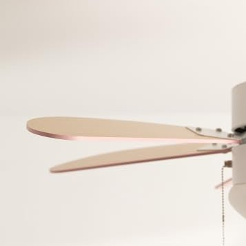 Create - Windeasy Ceiling Fan with Lighting, Reversible Blades, 53W, Quiet, 86cm Diameter, 3 Speeds, AC Motor, Summer/Winter Mode