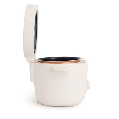 Create - 2L Electric Rice Cooker, Programmable 24-Hour Timer, Keep Warm Function, 400W