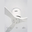 Create - WindCalm DC Ceiling Fan with Silent White DC Motor and Timer