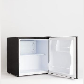 Create - 43L Black Minibar Fridge, Low Energy, Reversible Door, 65W Power
