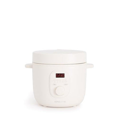 Create - 2L Electric Rice Cooker, Programmable 24-Hour Timer, Keep Warm Function, 400W