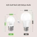 Lepro - E27 Warm White LED Bulbs, 25W Equivalent, Energy Saving, Pack of 5