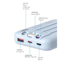 Earmac - 10000mAh Power Bank with 3-in-1 Integrated Cable & Fast Charge 22.5W