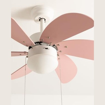 Create - Windeasy Ceiling Fan with Lighting, Reversible Blades, 53W, Quiet, 86cm Diameter, 3 Speeds, AC Motor, Summer/Winter Mode