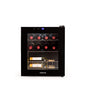 Create - Electric Wine Cooler L15, 12-15 Bottle Capacity, Stainless Steel Shelves, 85W, Dual Insulation, LED Light, 4-18°C Temperature Zones