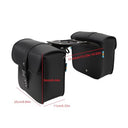 Keenso - Universal PU Leather Motorcycle Saddlebags, Weather-Resistant, High Capacity