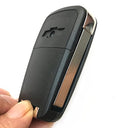 Chevrolet - Flip Folding Key Shell for Cruze, Impala, Camaro, 3 Buttons, Durable ABS