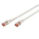 Digitus Cat 6 S-FTP Ethernet Cable, 2m long, white color with RJ45 connectors