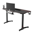 Sogesfurniture Ergonomic PC Gaming Desk with Large Mouse Pad